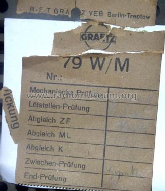 Super 79W/M; Graetz, Berlin (ID = 109437) Radio