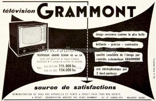 256; Grammont Radiofotos, (ID = 1332766) Televisión