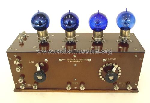 Amplificateur de puissance a résistances D1; Grammont Radiofotos, (ID = 2467737) Ampl/Mixer
