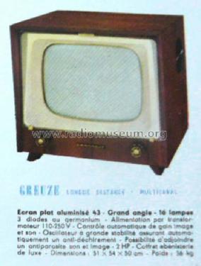 Greuze 43U260; Grammont Radiofotos, (ID = 2693771) Television