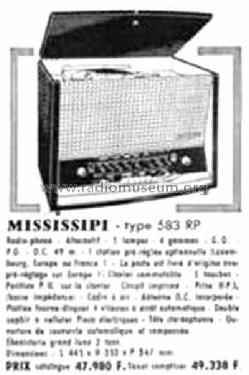 Mississipi 583RP; Grandin, Cristal- (ID = 1463634) Radio