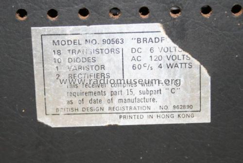 Solid State - Battery/Electric 90563; Bradford; brand of (ID = 1807220) Radio