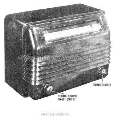 Grantline 651 ; Grant Company, W.T. (ID = 595259) Radio