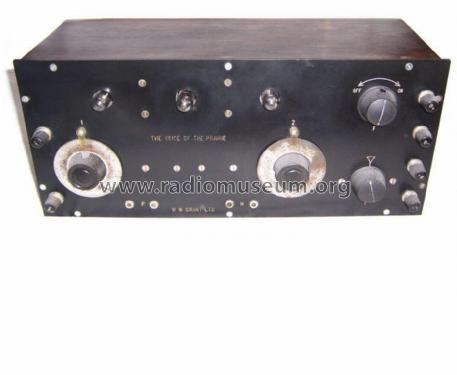 Voice of the Prairie 3 Tube; Grant Radio, Ltd., W (ID = 952867) Radio