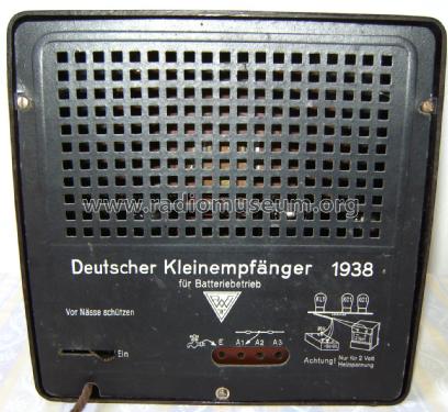 Deutscher Kleinempfänger für Batteriebetrieb DKE38B; Grassmann, Peter, (ID = 1988281) Radio