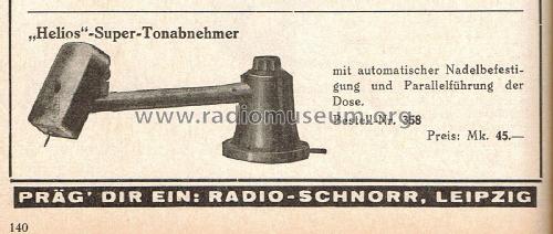 Helios-Super-Tonabnehmer ; Grassmann, Peter, (ID = 2612696) Microfono/PU