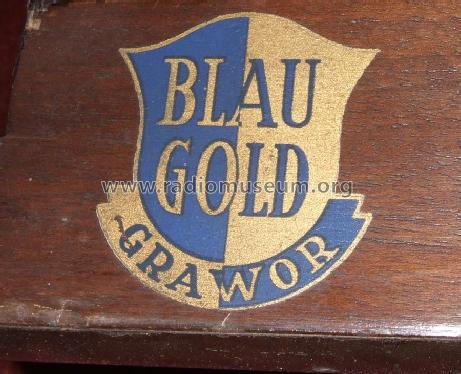 Blau-Gold ; Grawor, Rundf.techn. (ID = 820774) R-Player