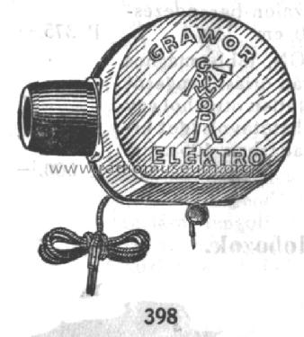 Elektrodose ; Grawor, Rundf.techn. (ID = 477807) Mikrofon/TA