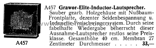 Elite Induktor ; Grawor, Rundf.techn. (ID = 2872213) Parlante