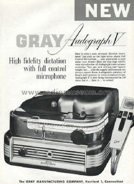 Audograph V ; Gray Manufacturing (ID = 1146319) Sonido-V