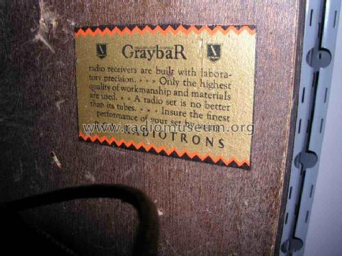 GB-8A; Graybar Electric Co. (ID = 289261) Radio