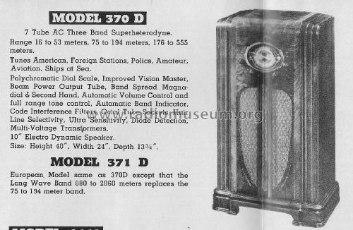 370-D; Grebe, A.H. & Co.; (ID = 2151997) Radio