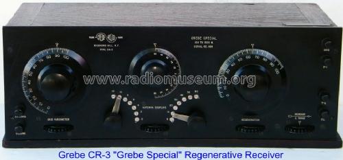 Grebe Special CR-3 Type 2; Grebe, A.H. & Co.; (ID = 845067) Radio