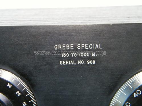 Grebe Special CR-3 Type 2; Grebe, A.H. & Co.; (ID = 845070) Radio