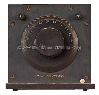 Variable Air Condenser Type RCVC; Grebe, A.H. & Co.; (ID = 2606028) Radio part