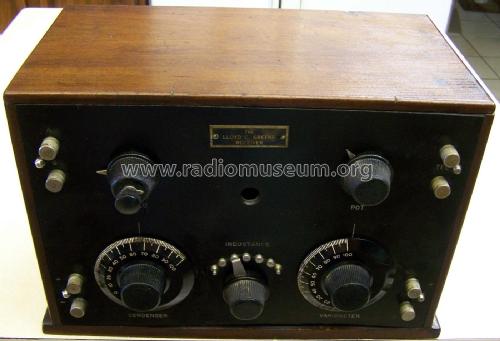 Concert Selector, 1922/1923 ; Greene, Lloyd C.; (ID = 1980999) Radio