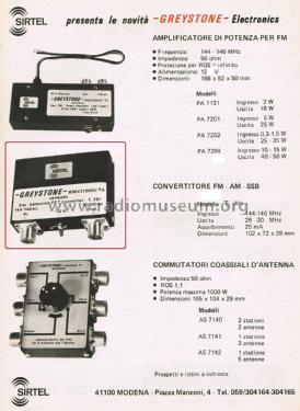 2m Balanced FET Converter T.701; Greystone (ID = 2846526) Amateur-D