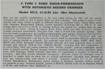 Goldentone 9C12 ; Griffin-Smith Mfg. (ID = 987964) Radio