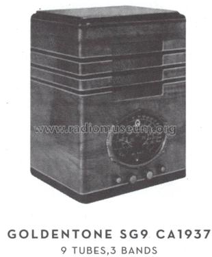 Goldentone SG9 ; Simplex Radio Co.; (ID = 1587260) Radio