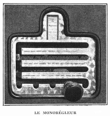 Monoregleur Intégral ; Grillet, F., J. Béné (ID = 2681556) Radio