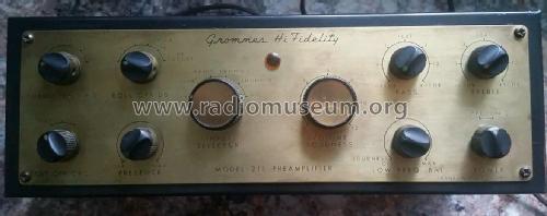 Pre-Amplifier 211; Grommes Precision (ID = 1984149) Ampl/Mixer