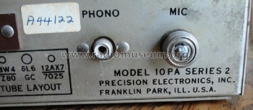 Precision 10PA ; Grommes Precision (ID = 1230013) Ampl/Mixer