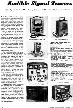 Signal Tracer 250; Grommes Precision (ID = 1289361) Equipment