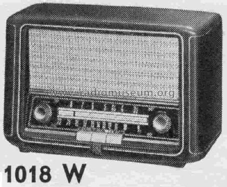 1018-W; Grundig Radio- (ID = 625543) Radio