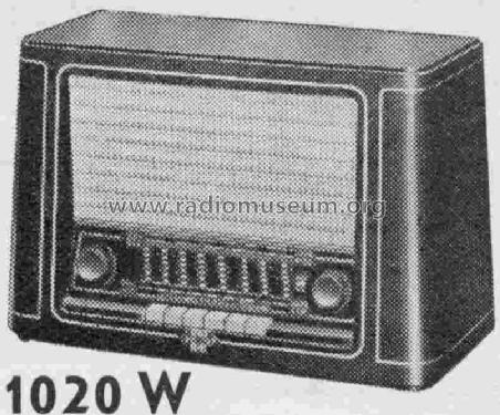 1020-W; Grundig Radio- (ID = 625587) Radio