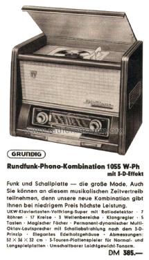 1055W/3D-Ph; Grundig Radio- (ID = 2167025) Radio