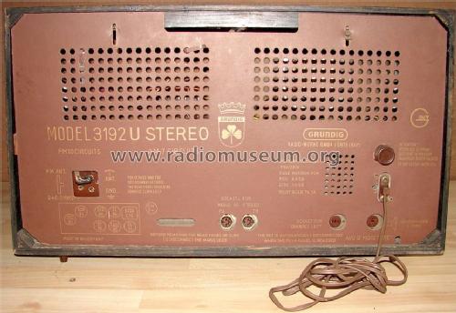 3192U Stereo; Grundig Radio- (ID = 823437) Radio