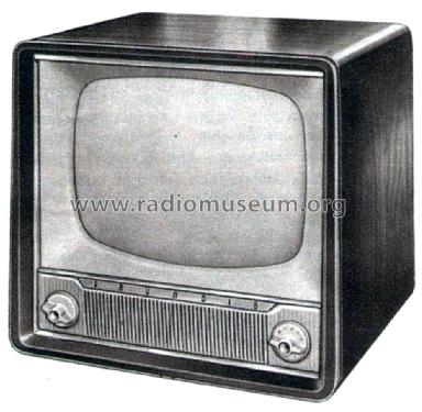 Fernseh-Tischgerät 335; Grundig Radio- (ID = 2333024) Television