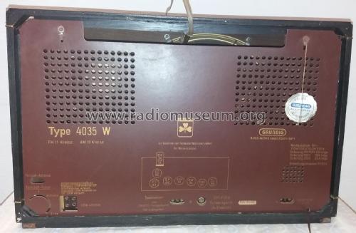 4035W; Grundig Radio- (ID = 2223848) Radio