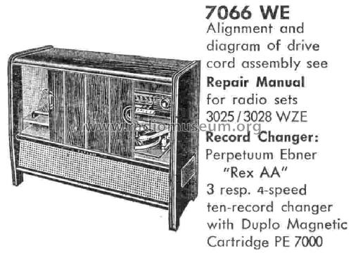 7066WE; Grundig Radio- (ID = 603696) Radio