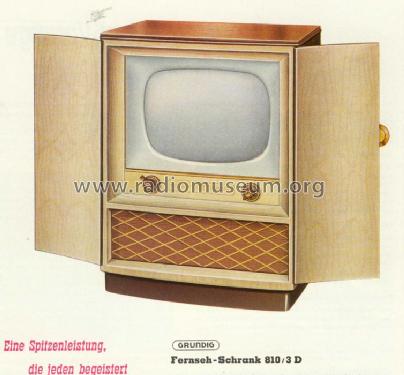 810/3D; Grundig Radio- (ID = 32323) Television