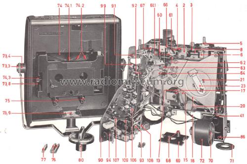 Auto-Cassetten-Tonbandgerät AC220; Grundig Radio- (ID = 2056436) Ton-Bild