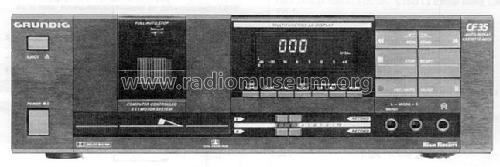 Auto Repeat Cassette Deck CF 35; Grundig Radio- (ID = 1372110) R-Player