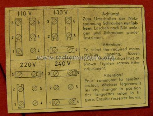 Bayreuth Automatic de Luxe ; Grundig Radio- (ID = 296814) R-Player