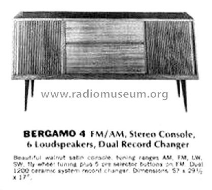 Bergamo 4 ; Grundig Radio- (ID = 2507876) Radio