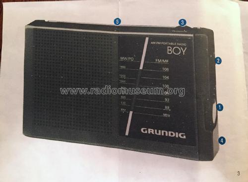 Boy 40a; Grundig Radio- (ID = 1969780) Radio