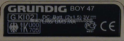 City Boy 47; Grundig Radio- (ID = 1493716) Radio