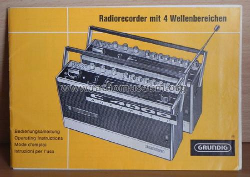 C4000 Automatic; Grundig Radio- (ID = 1044535) Radio