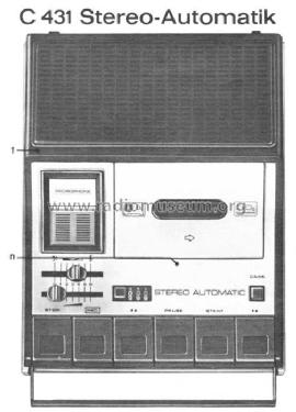 C431 Stereo-Automatic; Grundig Radio- (ID = 482246) R-Player