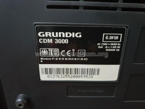 CDM3000; Grundig Radio- (ID = 2884614) Radio