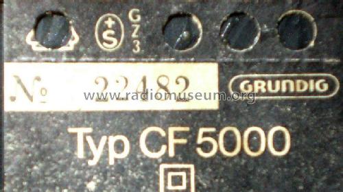 CF-5000; Grundig Radio- (ID = 2784439) Reg-Riprod