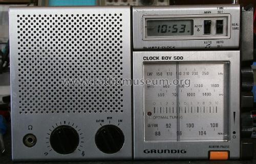 Clock-Boy 500; Grundig Radio- (ID = 1699792) Radio