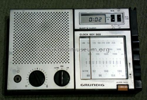 Clock-Boy 500; Grundig Radio- (ID = 1804333) Radio