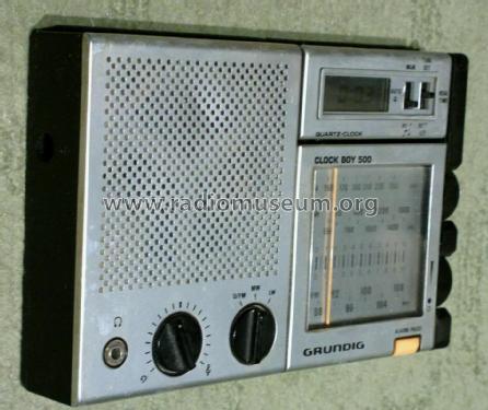 Clock-Boy 500; Grundig Radio- (ID = 1804338) Radio