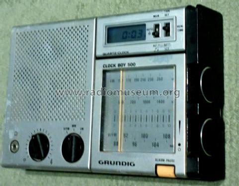 Clock-Boy 500; Grundig Radio- (ID = 1804339) Radio