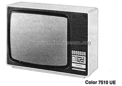 Color 7510UE; Grundig Radio- (ID = 2100394) Televisore